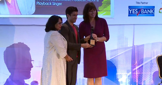Farhan Akhtar gets 'Game Changer of India' award at India - UK Business Summit in London