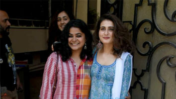 Fatima Sana Shaikh and Ashwiny Iyer Tiwari snapped at the Balaji office