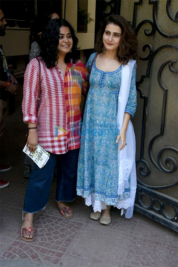fatima sana shaikh and ashwiny iyer tiwari snapped at the balaji office 2