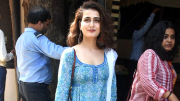 Fatima Sana Shaikh and Ashwiny Iyer Tiwari snapped at the Balaji office