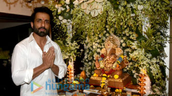 Sonu Sood Welcome Lord Ganesha With Aarti & Puja