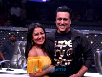 Govinda snapped promoting Fry Day on Indian Idol set