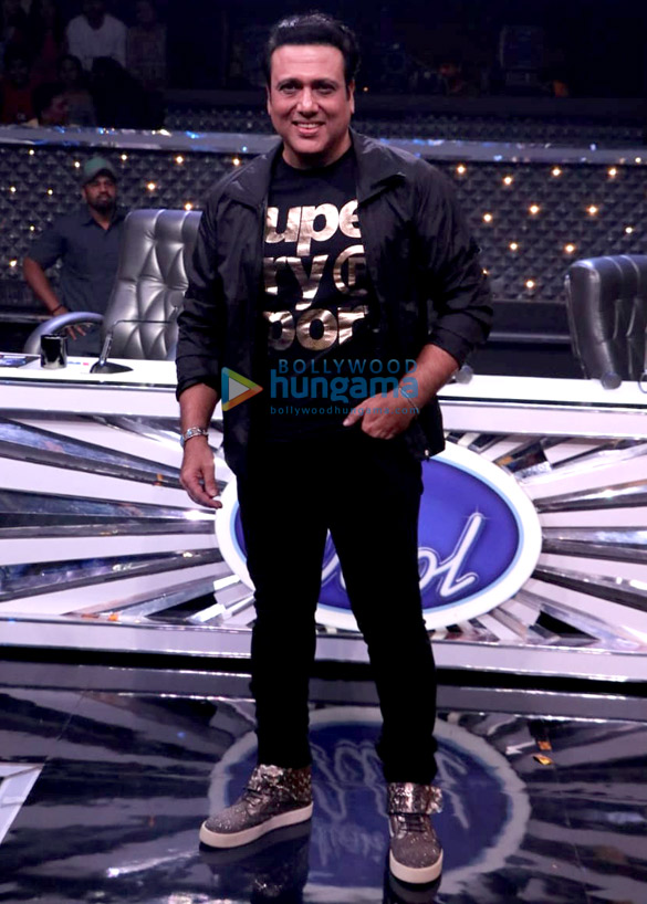 govinda snapped promoting fry day on indian idol set 2