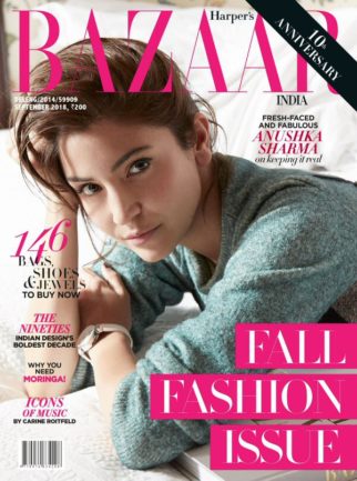 Anushka Sharma On The Cover Of Harper's Bazaar