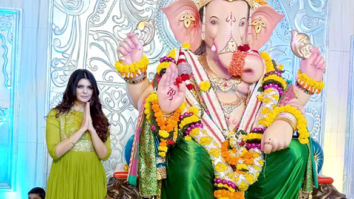 Ihana Dhillon spotted at Andheri Cha Raja Ganpati pandal