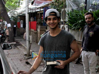 Ishaan Khatter snapped outside Kitchen Garden