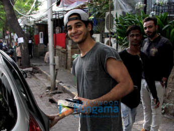 Ishaan Khatter snapped outside Kitchen Garden