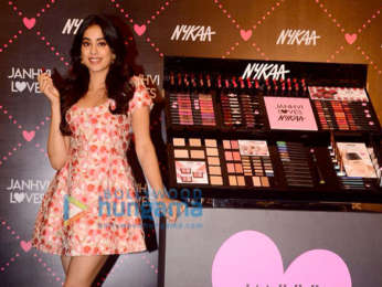 Janhvi Kapoor snapped at Nykaa launch event