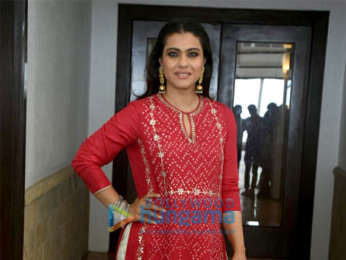 Kajol snapped during Helicopter Eela promotions