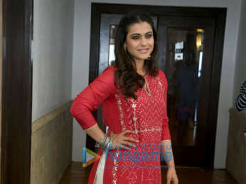Kajol snapped during Helicopter Eela promotions