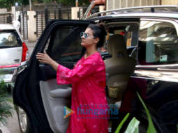 Kajol snapped in Bandra