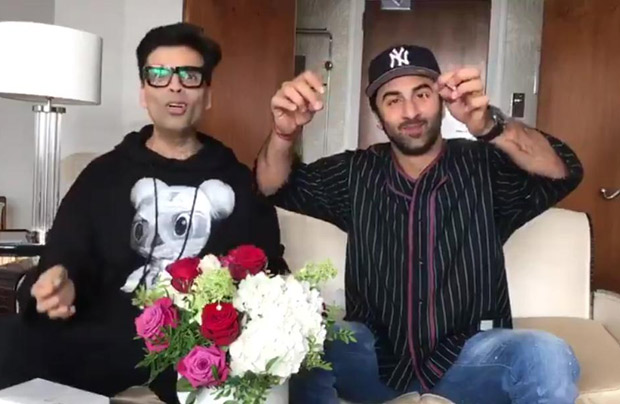 BFFs Karan Johar and Ranbir Kapoor attempt Varun Dhawan - Anushka Sharma's Sui Dhaaga Challenge BFFs Karan Johar and Ranbir Kapoor attempt Varun Dhawan - Anushka Sharma's Sui Dhaaga Challenge