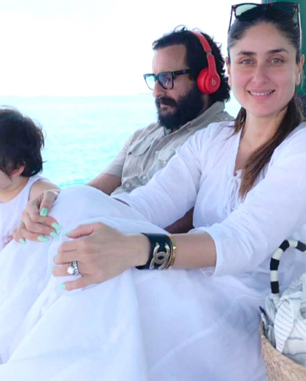 Kareena Kapoor Khan, Saif Ali Khan and Taimur Ali Khan make it a family affair while chilling in Maldives Kareena Kapoor Khan, Saif Ali Khan and Taimur Ali Khan make it a family affair while chilling in Maldives