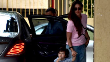 Kareena Kapoor Khan and Taimur Ali Khan snapped at Karisma Kapoor’s house