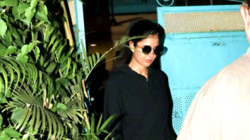 Katrina Kaif and Nushrat Bharucha spotted outside a clinic in Andheri