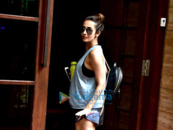 Malaika Arora spotted after gym session in Bandra