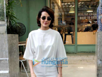 Mandana Karimi snapped at Kitchen Garden in Bandra