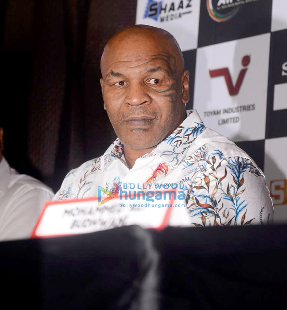 mike tyson attends the press conference for indias first global mixed martial arts league 6