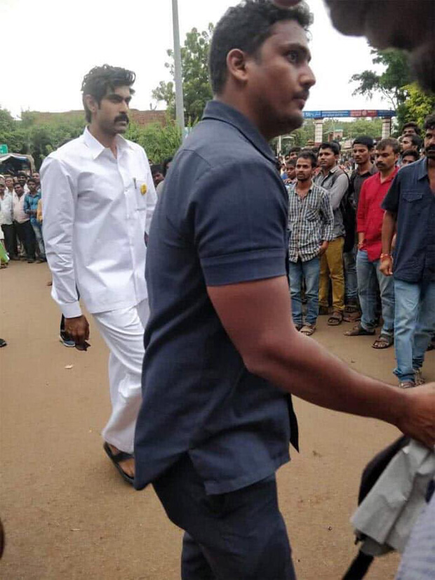 NTR Biopic: A picture of Rana Daggubati as Chandrababu Naidu gets LEAKED from the sets of the film NTR Biopic: A picture of Rana Daggubati as Chandrababu Naidu gets LEAKED from the sets of the film