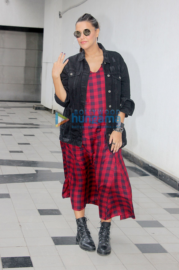 neha dhupia and angad bedi snapped at no filter neha set 4