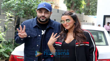 Neha Dhupia and Badshah spotted before the shoot of No Filter Neha
