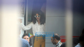 Priyanka Chopra snapped in Andheri on location of a shoot