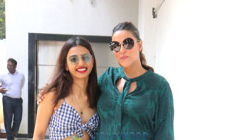 Radhika Apte and Neha Dhupia snapped on sets of the show #NoFilterNeha Season 3