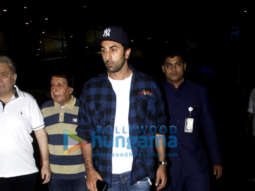 Ranbir Kapoor, Rishi Kapoor, Neha Dhupia and others snapped at the airport