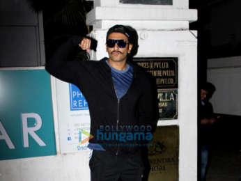 Ranveer Singh snapped in Bandra