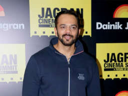 Rohit Shetty and Abhishek Bachchan snapped at Jagran Cinema Summit at Taj, Santacruz