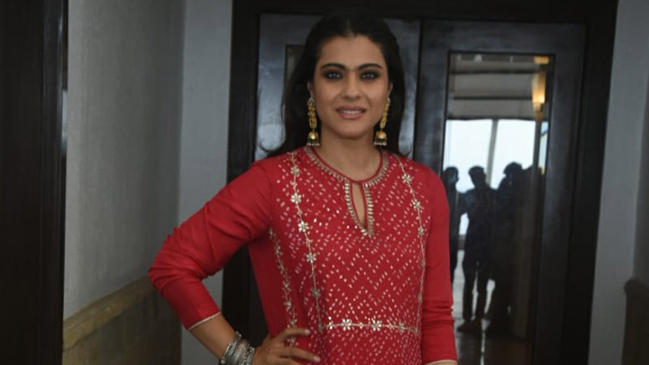 SPOTTED: Kajol during the promotions of Helicopter Eela