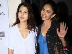 SPOTTED: Rhea Chakraborty & Rakul Preet Singh at Juhu PVR