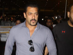SPOTTED : Superstar Salman Khan at Mumbai airport