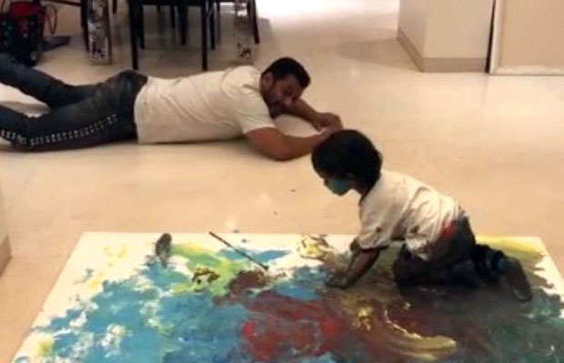 Salman Khan’s nephew Ahil is as TALENTED as his mamu jaan, this video is a proof