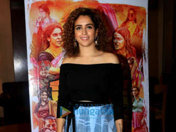 Sanya Malhotra and Radhika Madan snapped during Pataakha interviews at Sun N Sand in Juhu