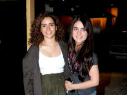 Sanya Malhotra and Radhika Madan snapped during media interaction while promoting Pataakha