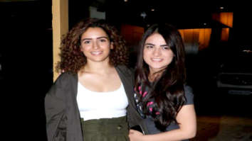 Sanya Malhotra and Radhika Madan snapped during media interaction while promoting Pataakha