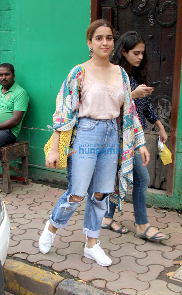 Sanya Malhotra snapped at The Kitchen Garden