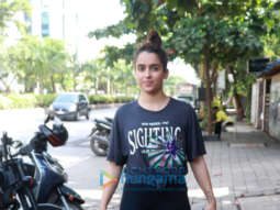 Sanya Malhotra spotted in Juhu