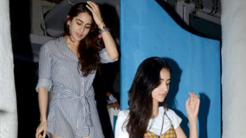 Sara Ali Khan and Ananya Pandey spotted at Olive in Bandra