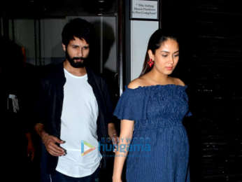 Shahid Kapoor and Mira Rajput snapped at Bastain