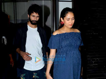 Shahid Kapoor and Mira Rajput snapped at Bastain