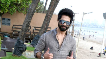 Shahid Kapoor snapped in Juhu during ‘Batti Gul Meter Chalu’ promotions