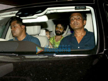 Shahid Kapoor spotted with Misha Kapoor at Hospital