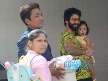 Shahid Kapoor spotted with Misha Kapoor at Hospital