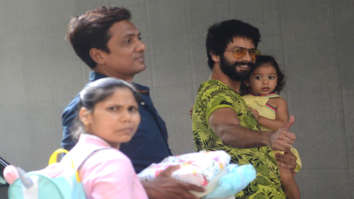 Shahid Kapoor’s dad Pankaj Kapoor, and daughter Misha meet the new baby (see pictures)