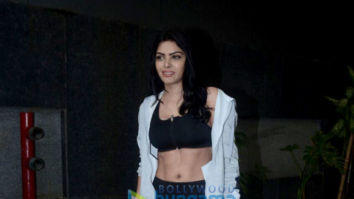 Sherlyn Chopra snapped outside the gym