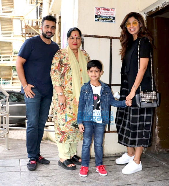 Shilpa Shetty spotted with her family at PVR, Juhu
