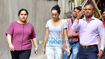Shraddha Kapoor spotted after a meeting in Bandra
