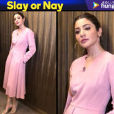 Slay or Nay - Anushka Sharma in Bodice Studio for Sui Dhaaga - Made in India promotions